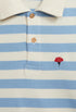 Sailor Polo - Blue/Off-White - GLAM MODA